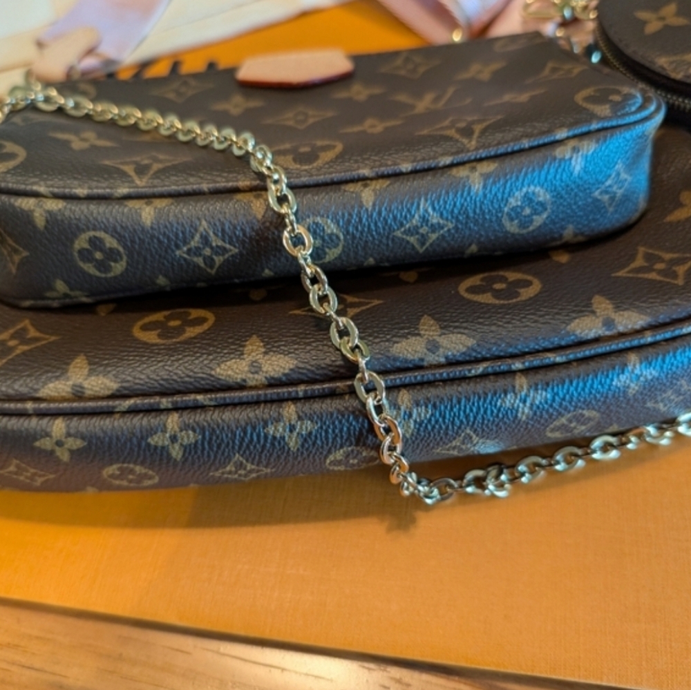 Louis Vuitton Multi Pochette Accessories Rose Clair - Picture 14 of 14
